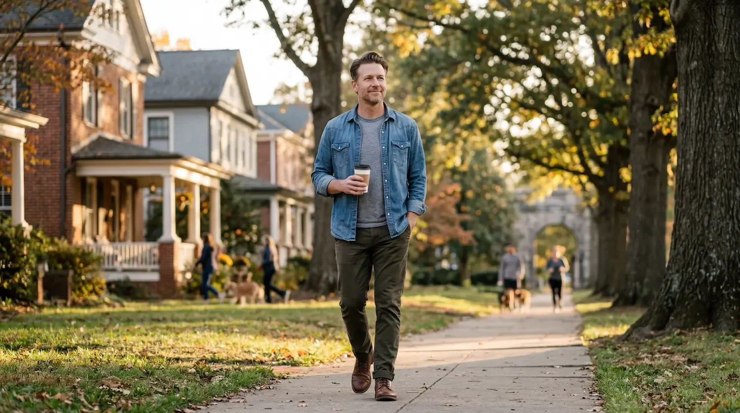 Man in his 40s in Chapel Hill — concierge primary care for men and families at Concierge Medicine of Chapel Hill