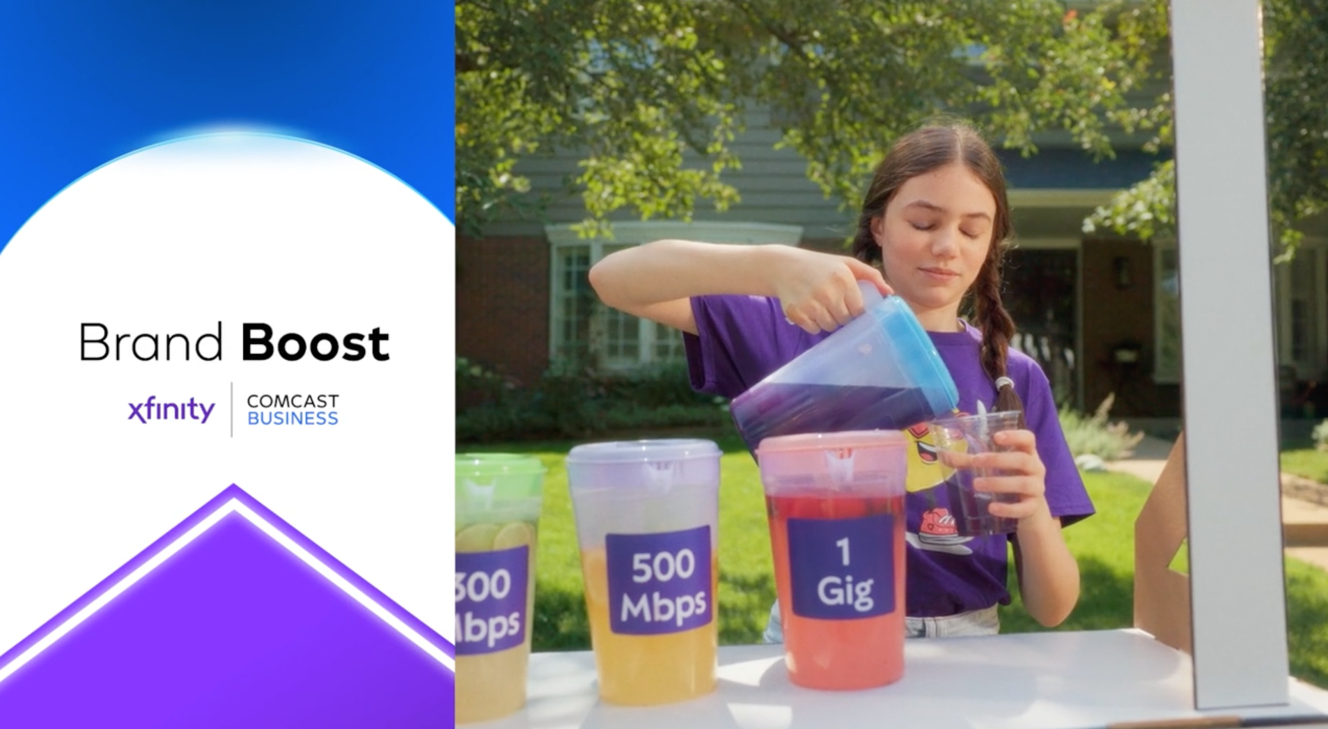 Lemonade Stand - Product Rollout explaining new Xfinity product 