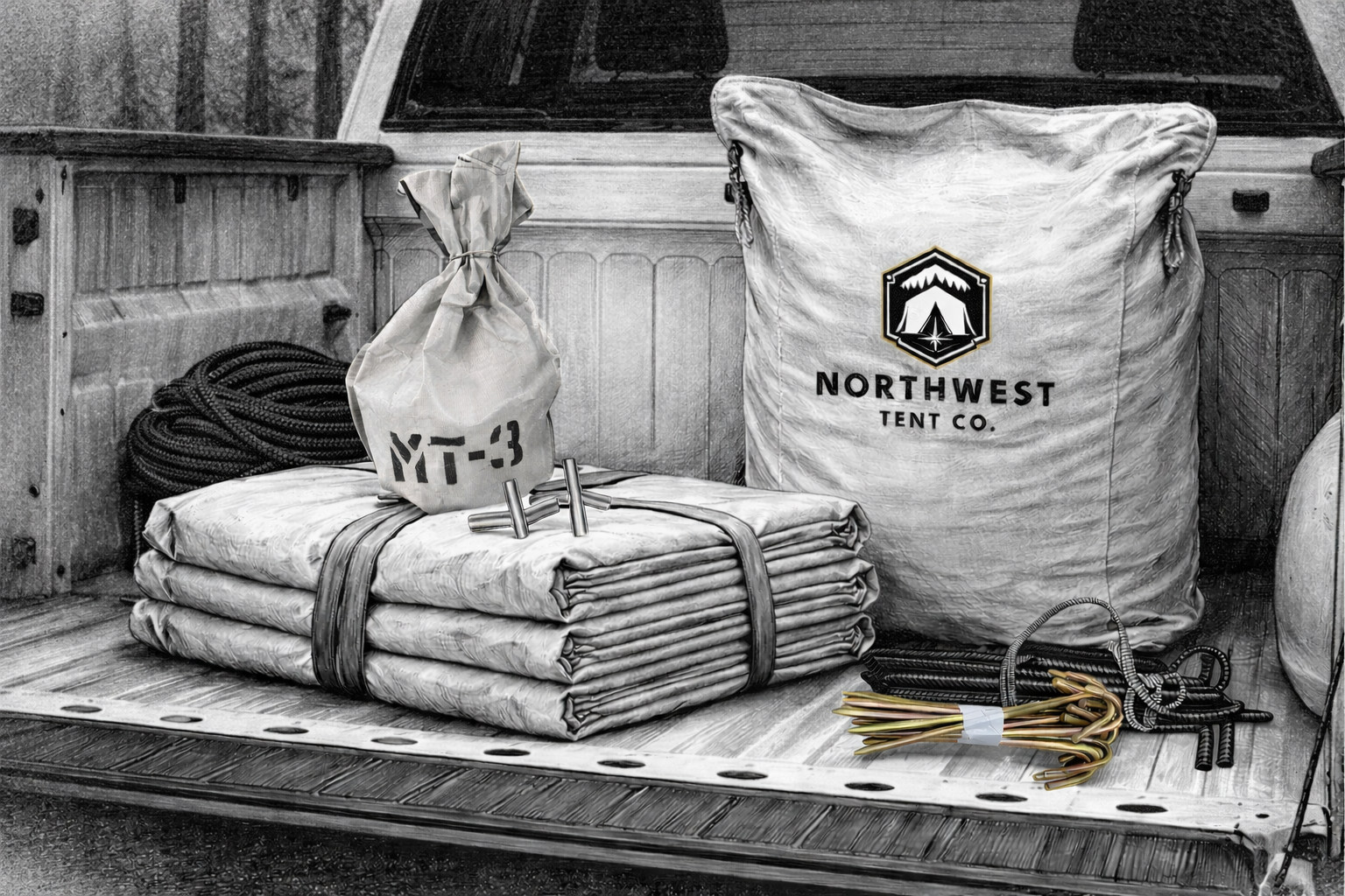 Wall Tent + Steel Frame Connectors