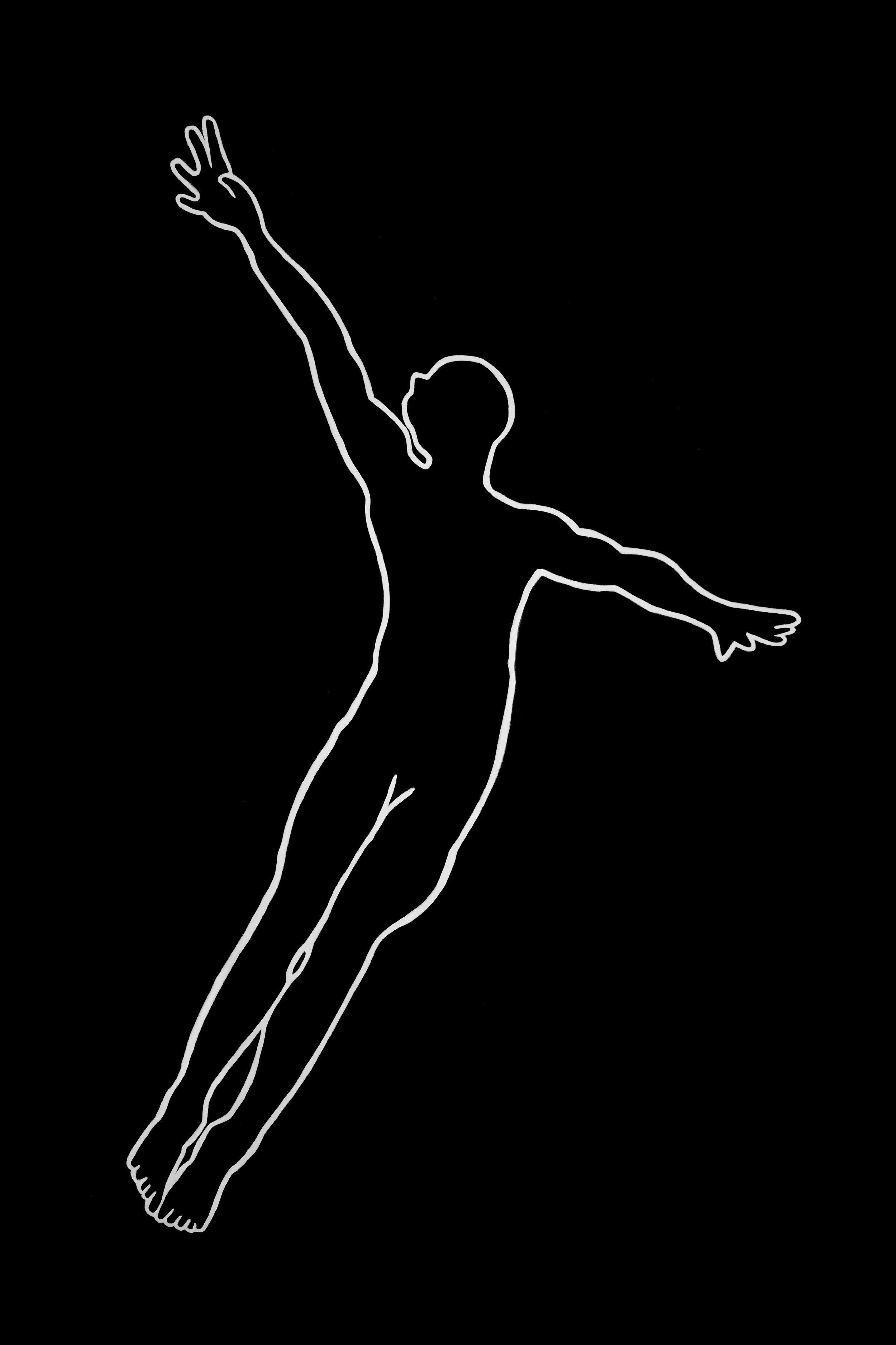 Untitled 2025 Acrylic on Canvas 88 x 74 inches 