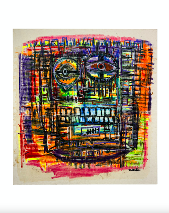 Arabian Sea Head 2025 Archival Print 
24 x 24 in. 
