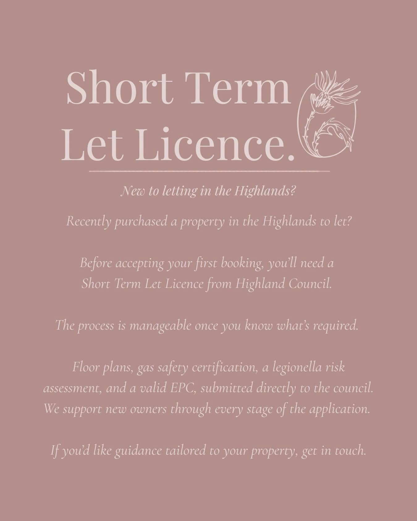 New to short term letting in the Highlands? Start here. ✨
Buying a property to let on Airbnb, Booking.com or directly is exciting. Before your first guest arrives, Highland Council requires a Short Term Let Licence.
Here&rsquo;s what you&rsquo;ll nee