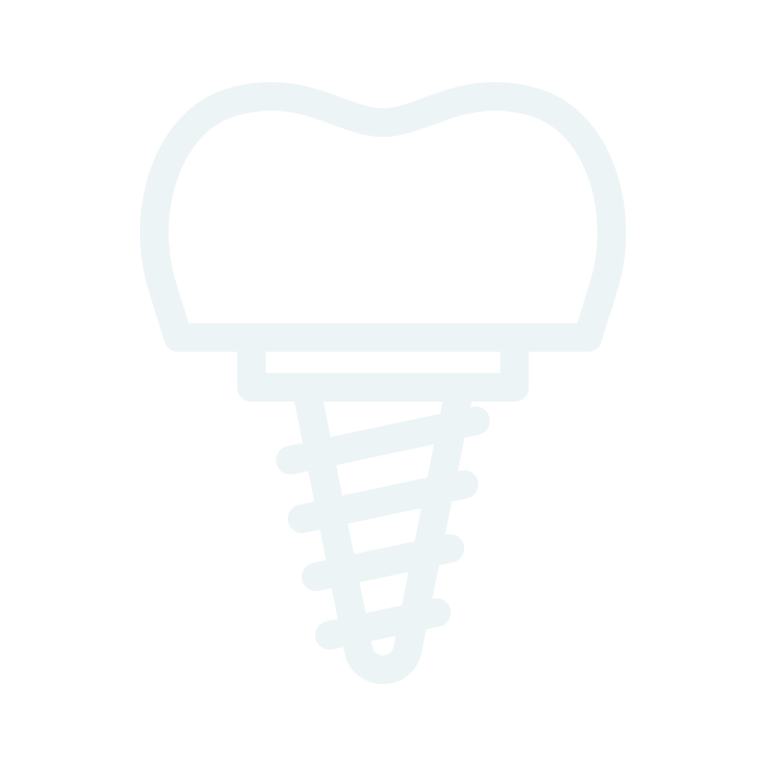 Icon of a tooth top combined with a screw bottom