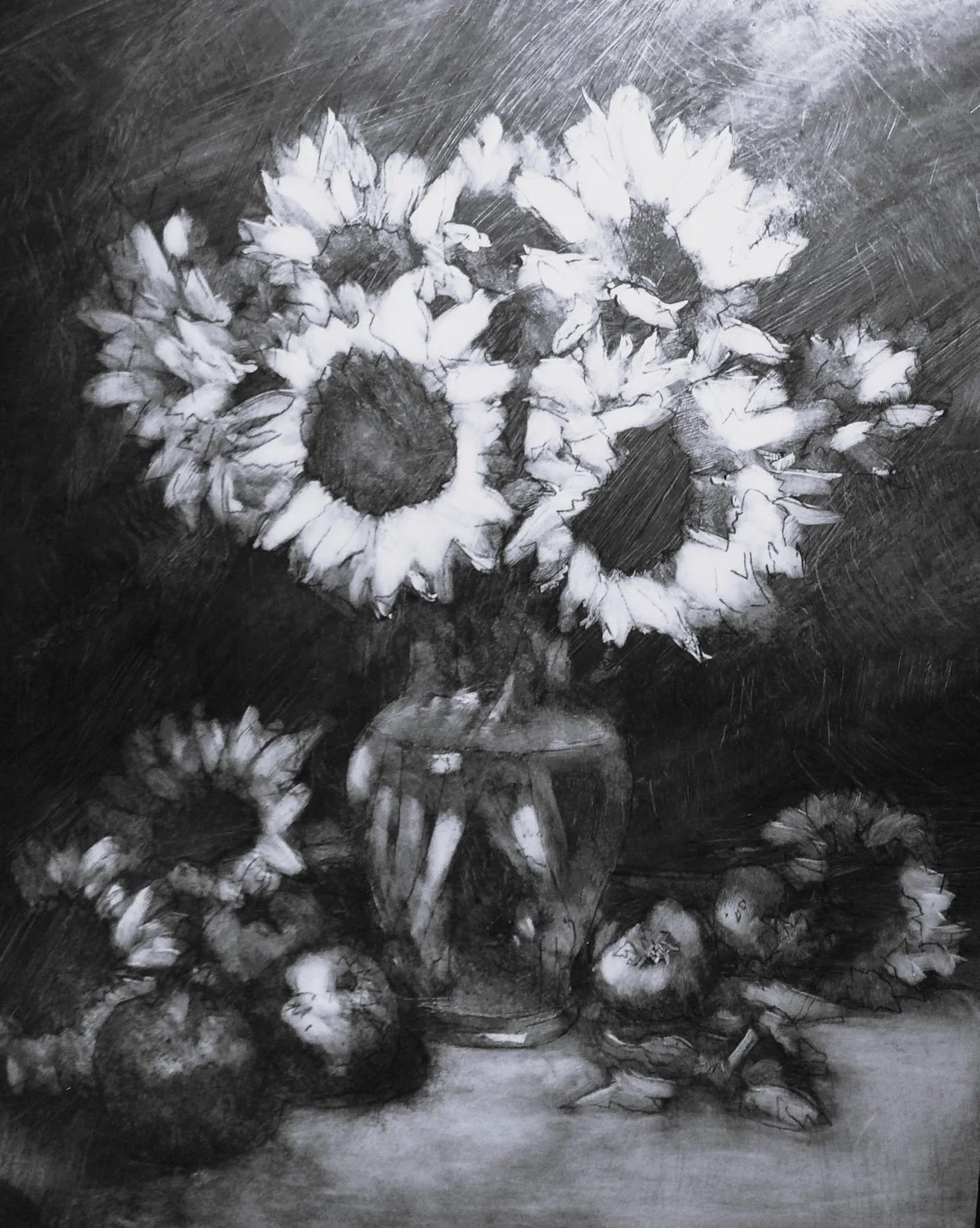 Sunflowers & Pomegranates