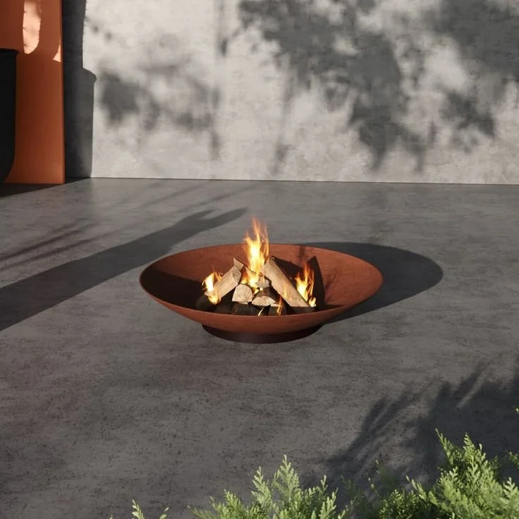 Kucera Steel Wood Burning Outdoor Fire Pit.jpg