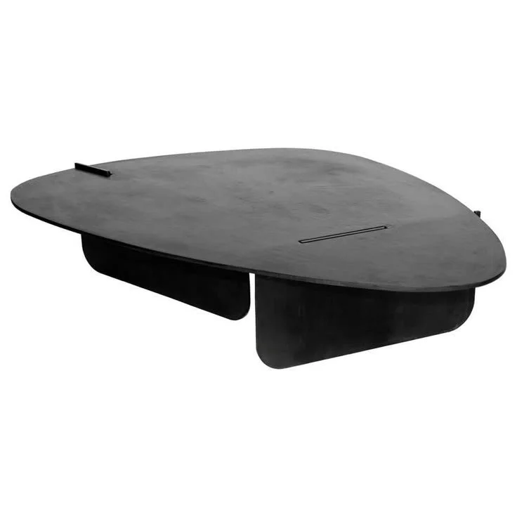 Circular Coffee_Side Table Organic Black Modern Contemporary Blackened Steel.jpg