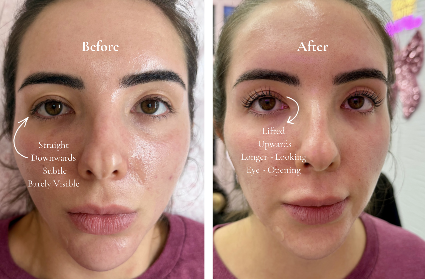 Signature Korean Lash Lift + Tint.....                                     
Glue-less ♥ Keratin Treatment