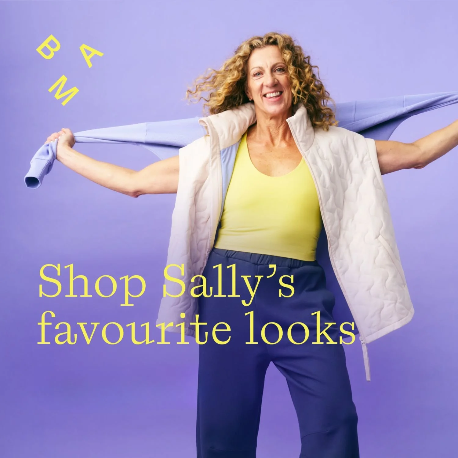 Sally Gunnell in partnership with BAM