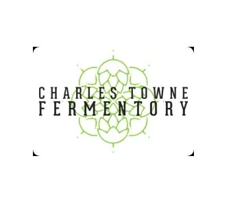 Fermentory logo with a seed pod illustration behind the text 'CHARLES TOWNE FERMENTORY'