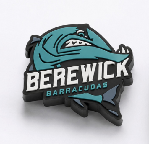 Barracuda Logo 3D Charm