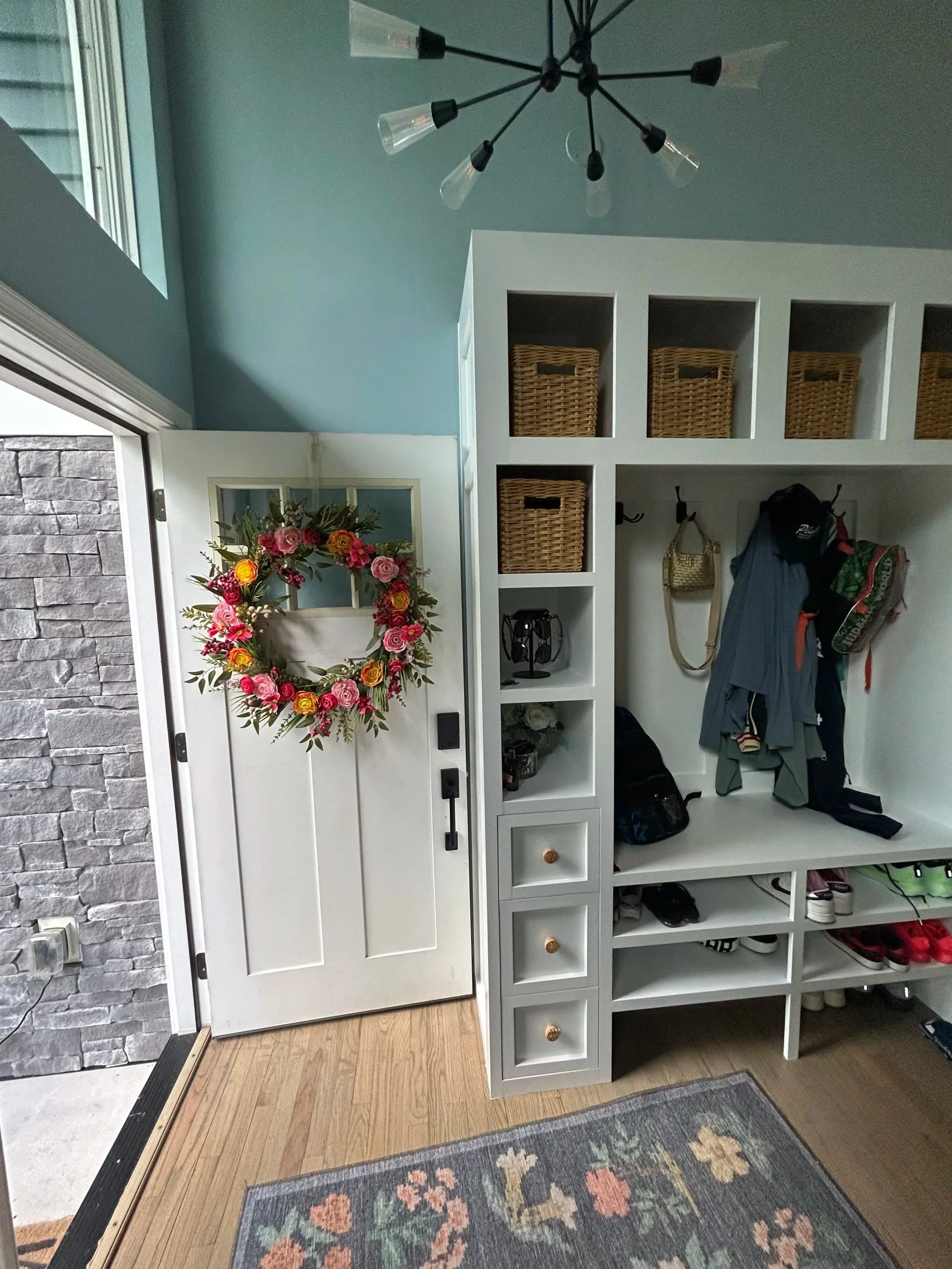Standalone Mudroom with Storage