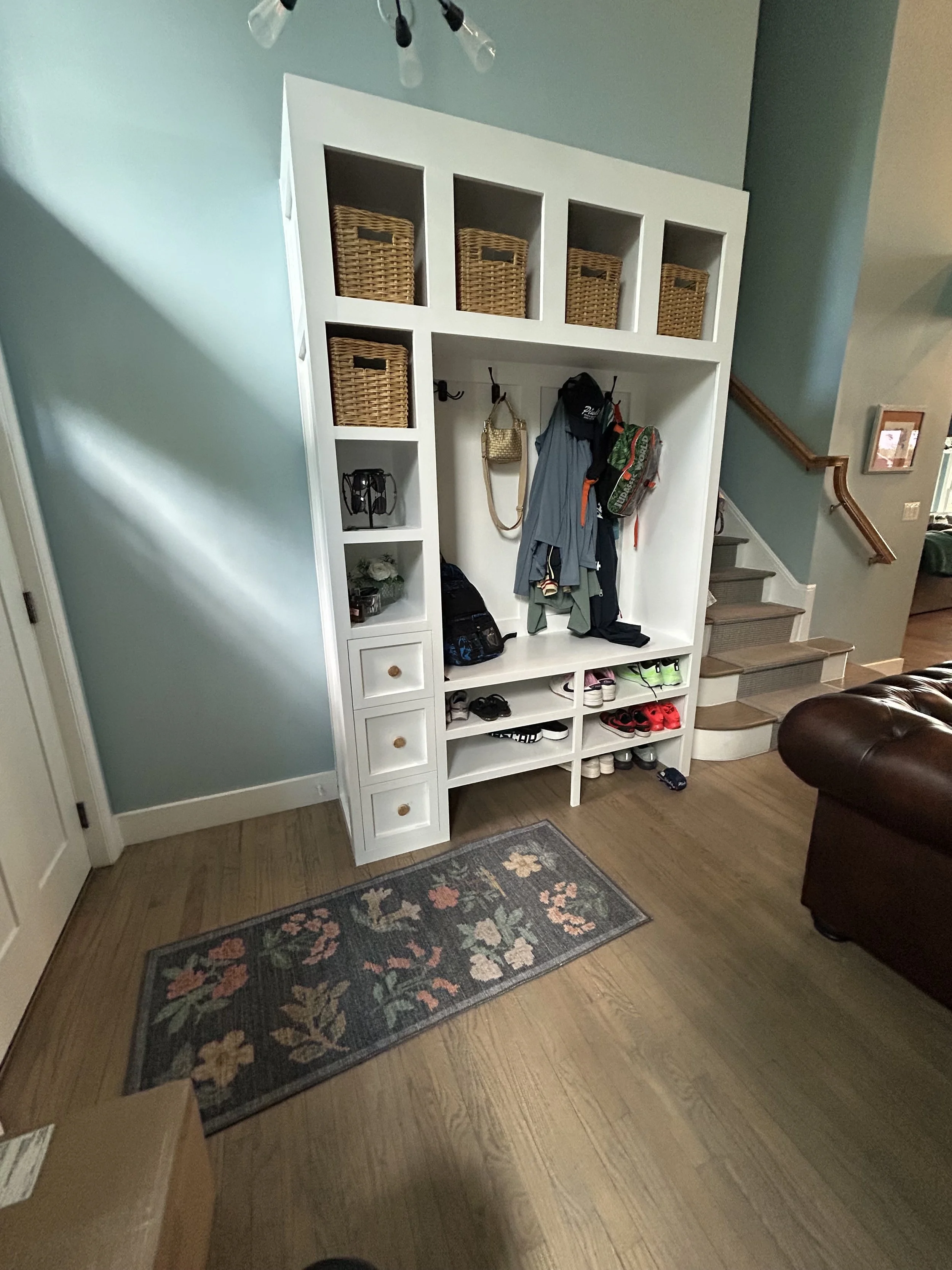 Standalone Mudroom with Storage