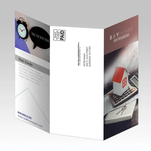 Direct Mail Flyers and Brochures Uncoated