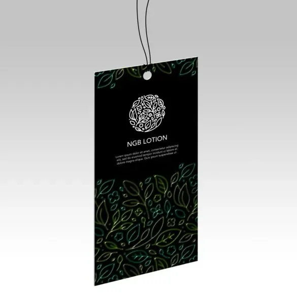 Raised Spot UV Hang Tags