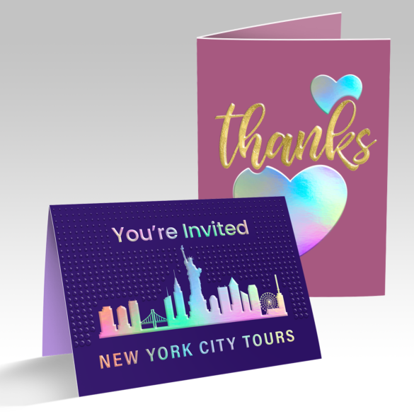 Dual Raised Greeting Cards