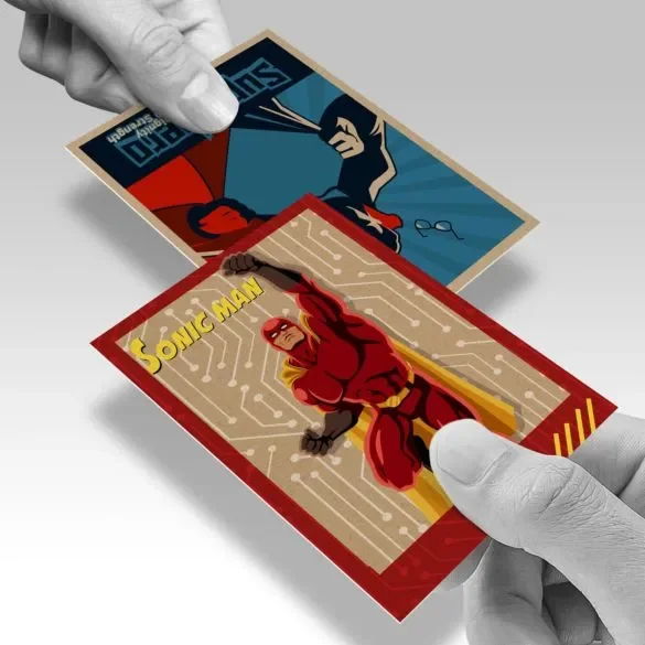 Brown Kraft Trading Cards