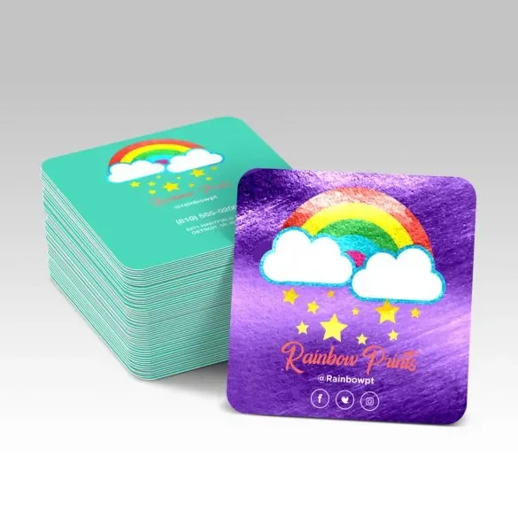 Akuafoil Social Cards