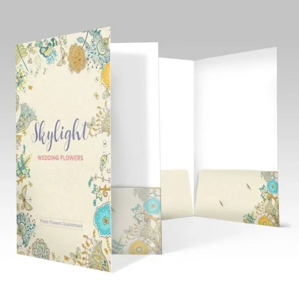 9" x 14.5" Presentation Folder