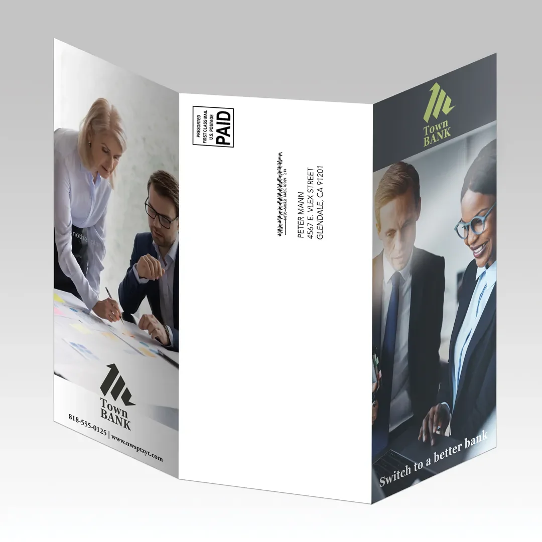 Direct Mail Flyers and Brochures Coated
