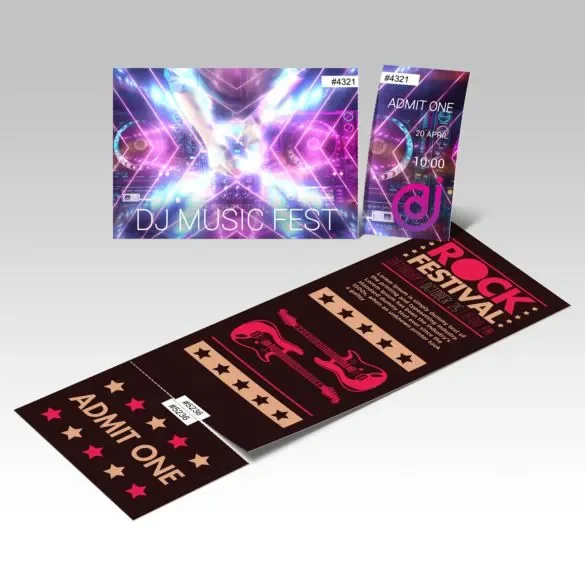 Variable Numbering Event Tickets