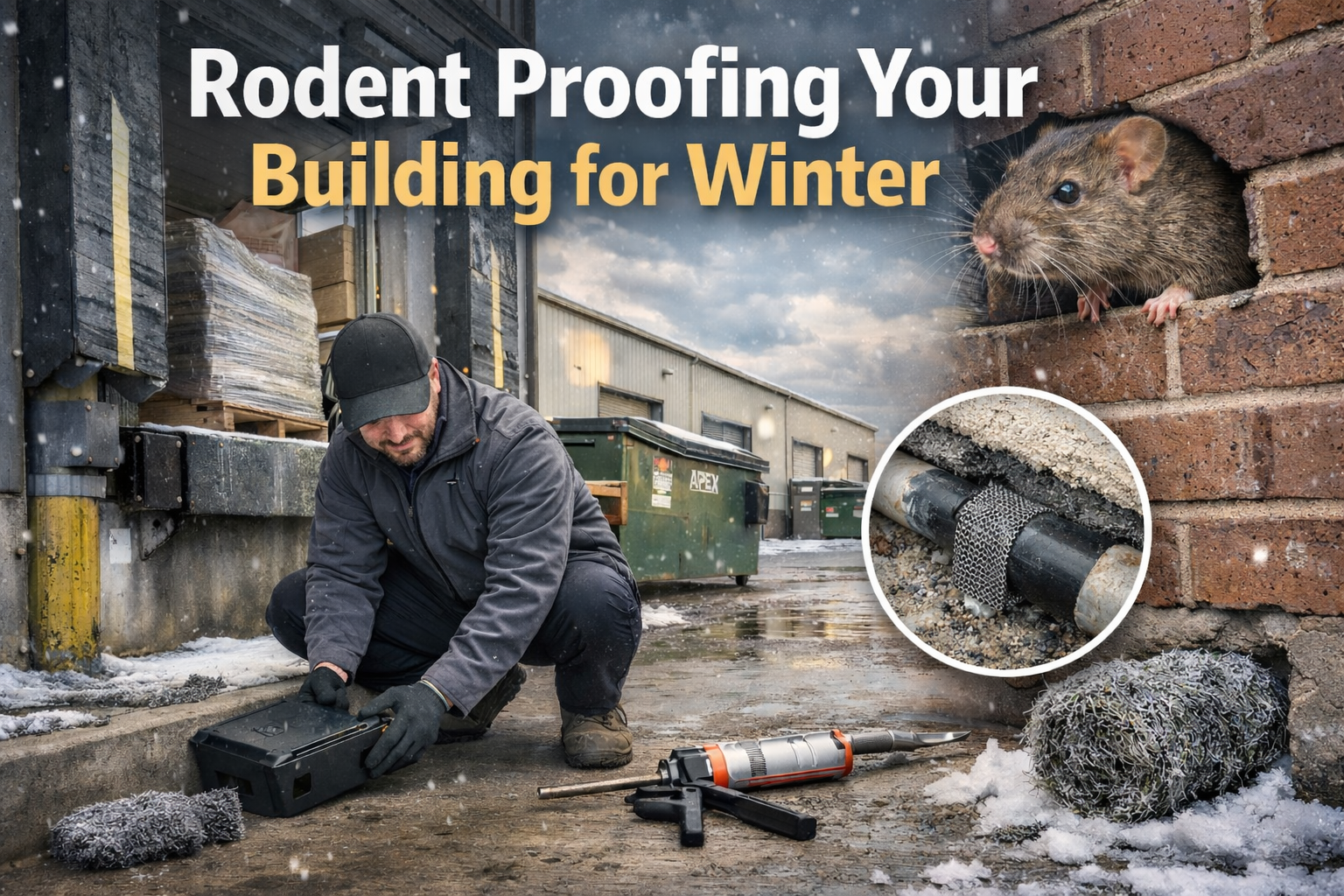 Rodent proofing your building for Colorado winters