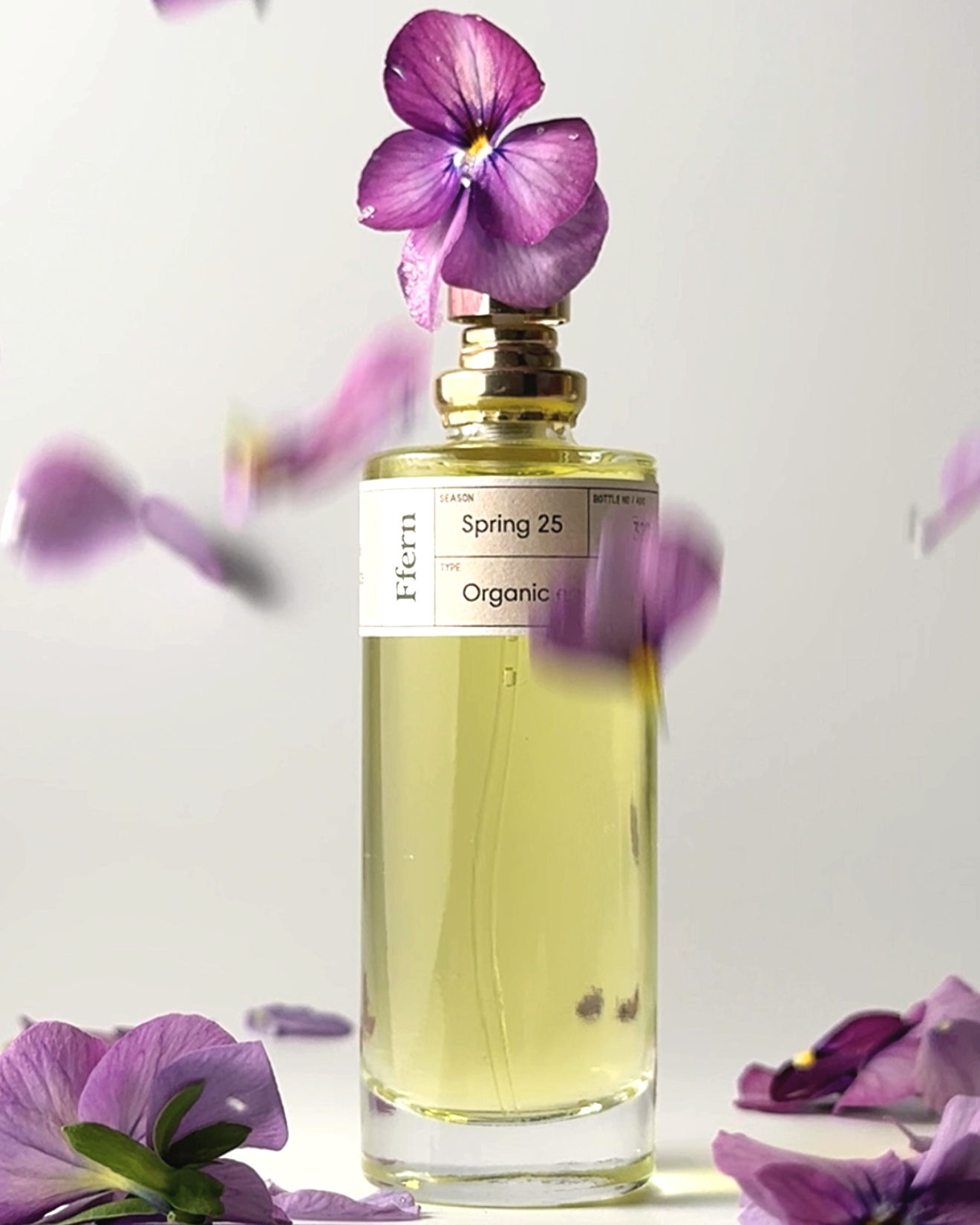 Perfume campaign visual for Ffern Spring'25 scent