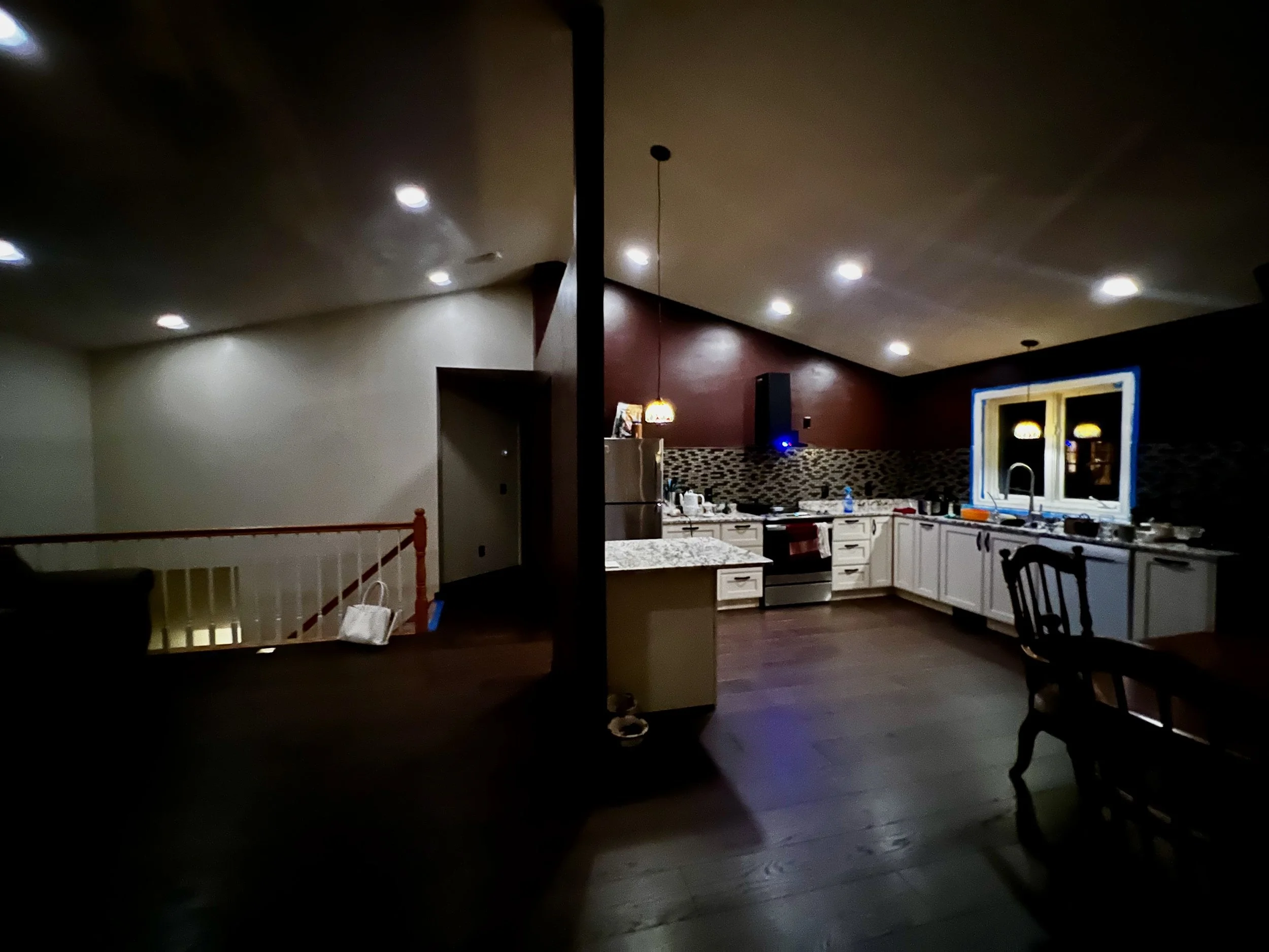 Recessed lighting installation and kitchen electrical remodeling in Plymouth, MN by Electric Pro Solution LLC.
