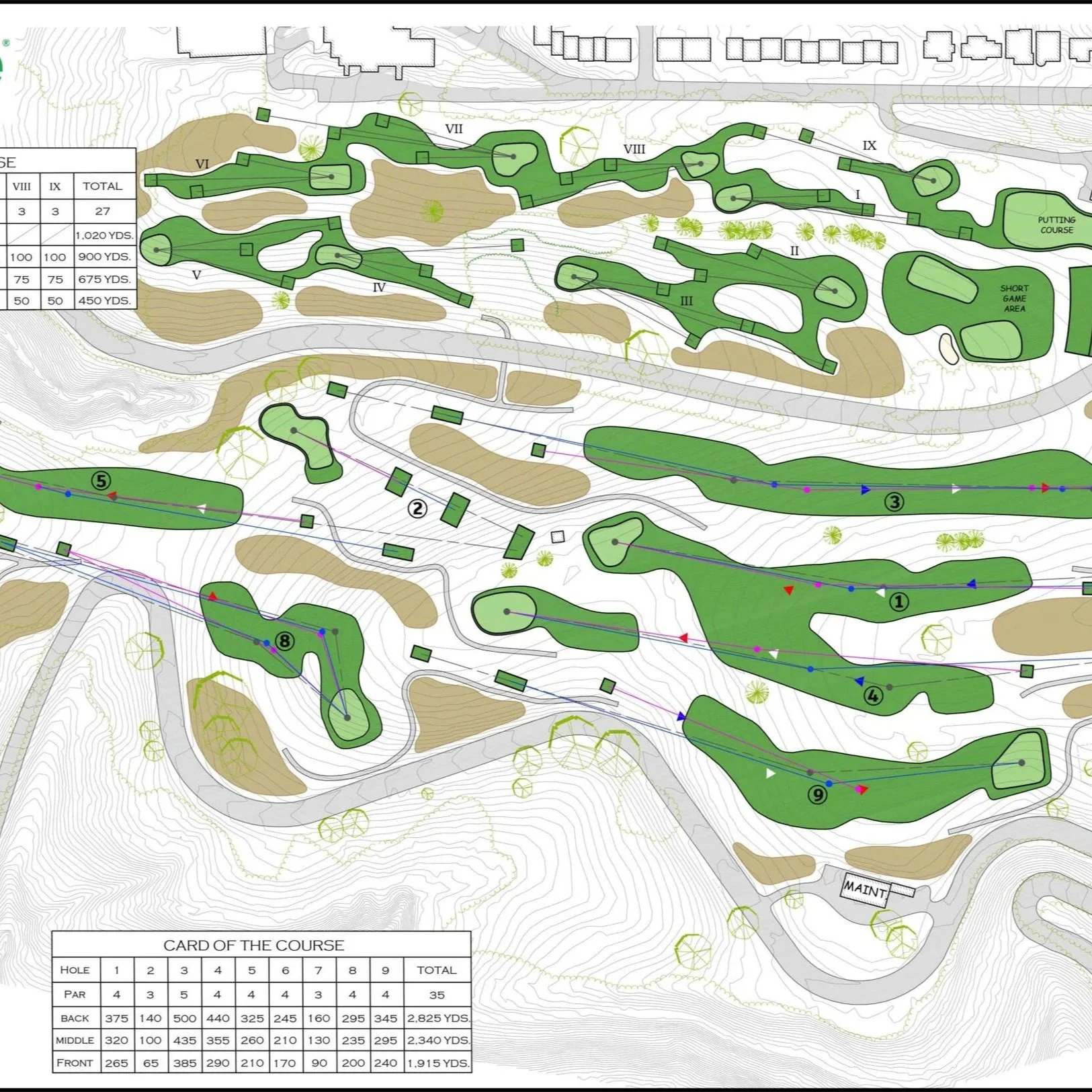 Updated Golf Course Plan from First Tee