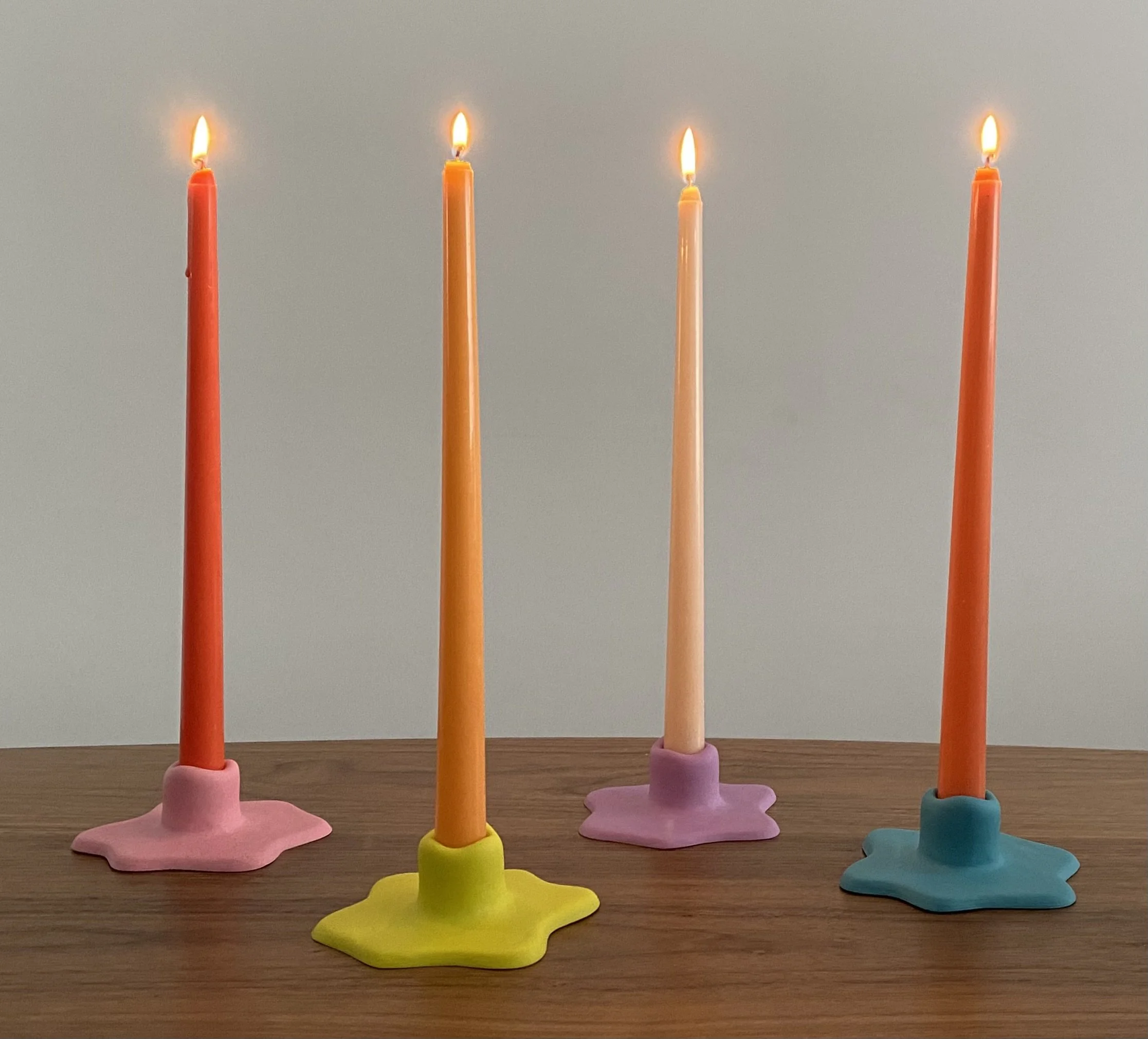 Resin Candlestick Holders