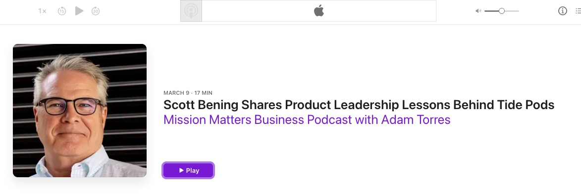 Scott Bening Shares Product Leadership Lessons Behind Tide Pods
