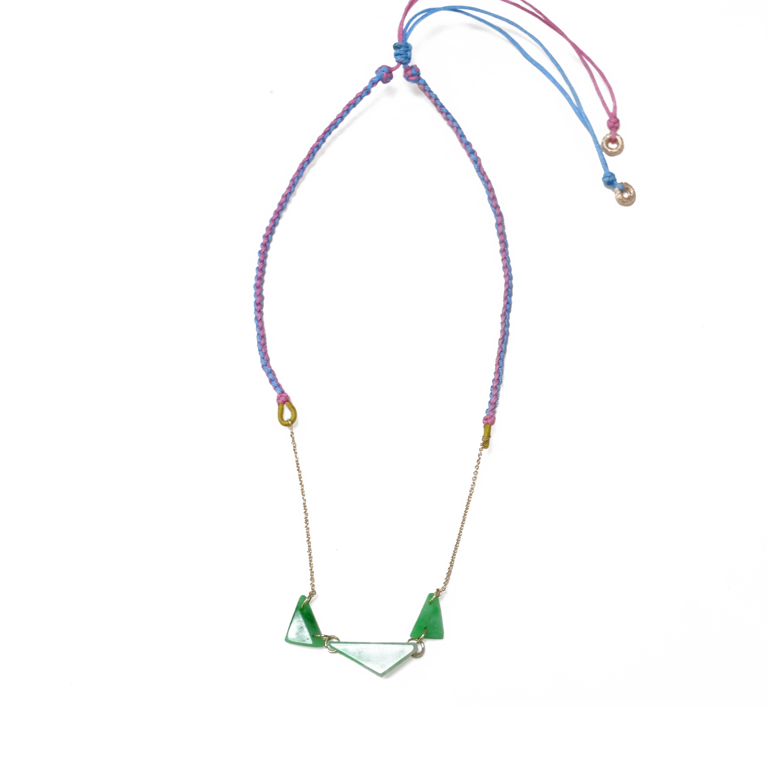 plum adjustable necklace