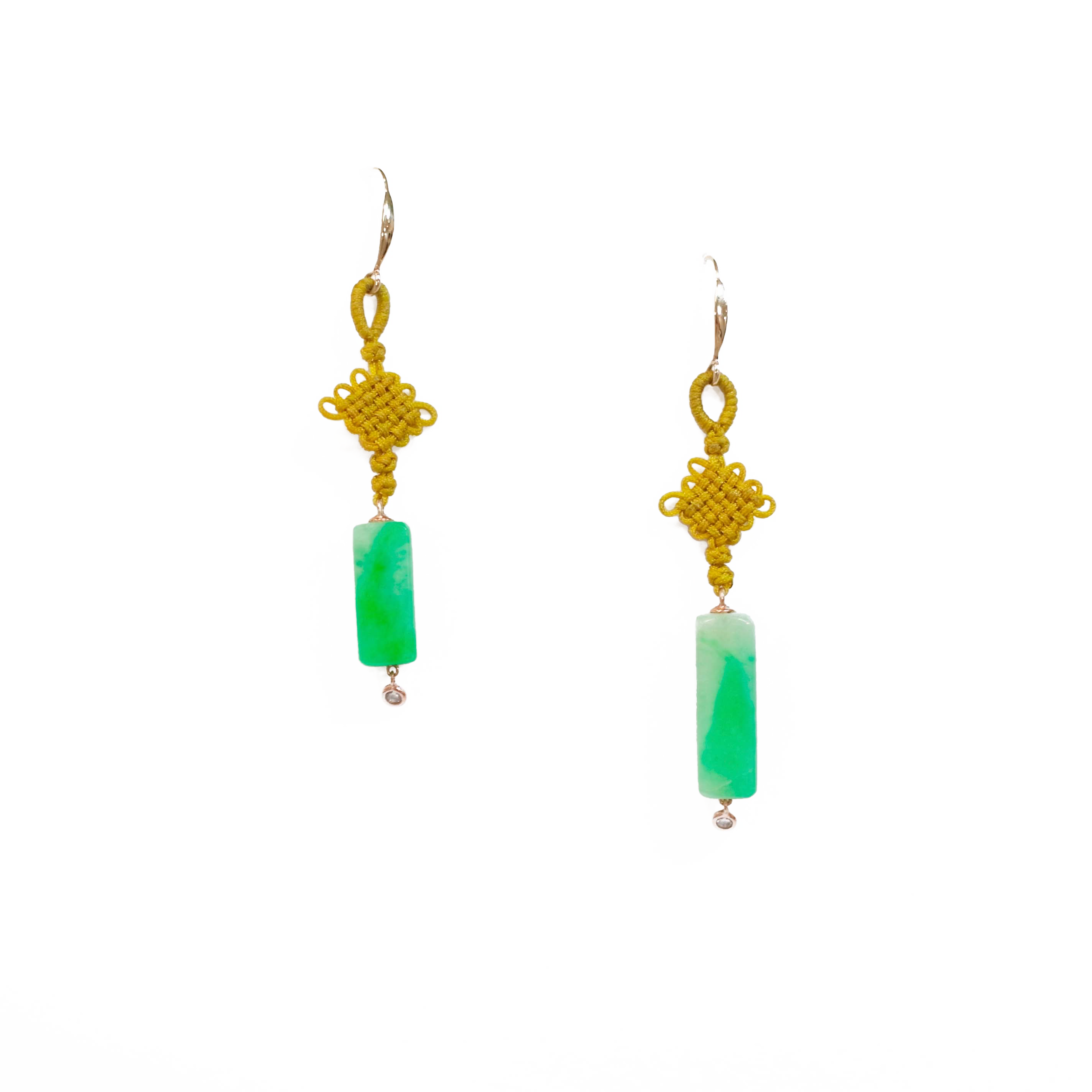 iced lemon earrings