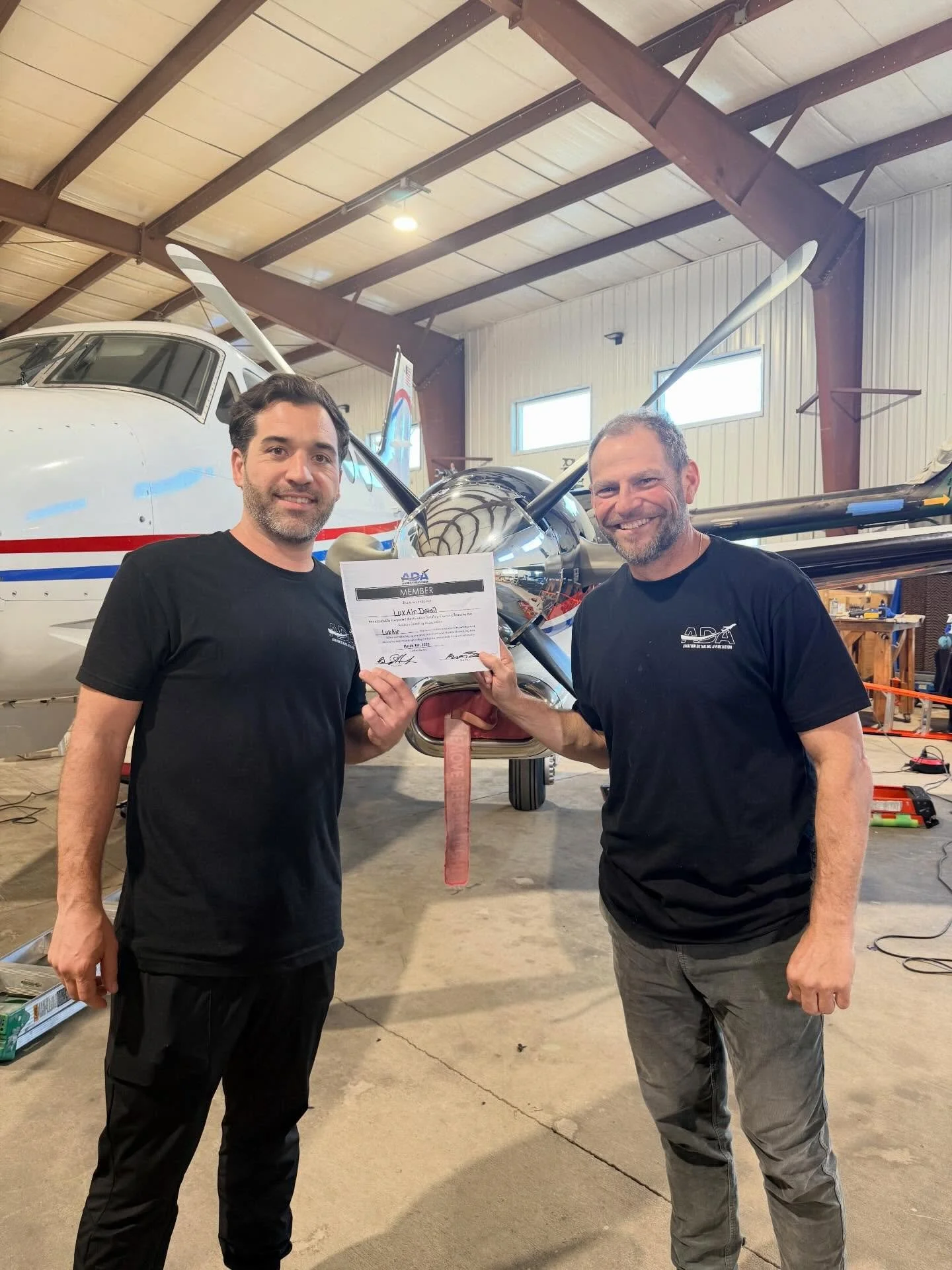 Takeoff 🛫

When vision meets preparation, things elevate.

Brandon and Jason have officially completed an intensive certification with @aviation_detailing_association ensuring LuxAir Detail operates with industry-recognized standards from day one.

