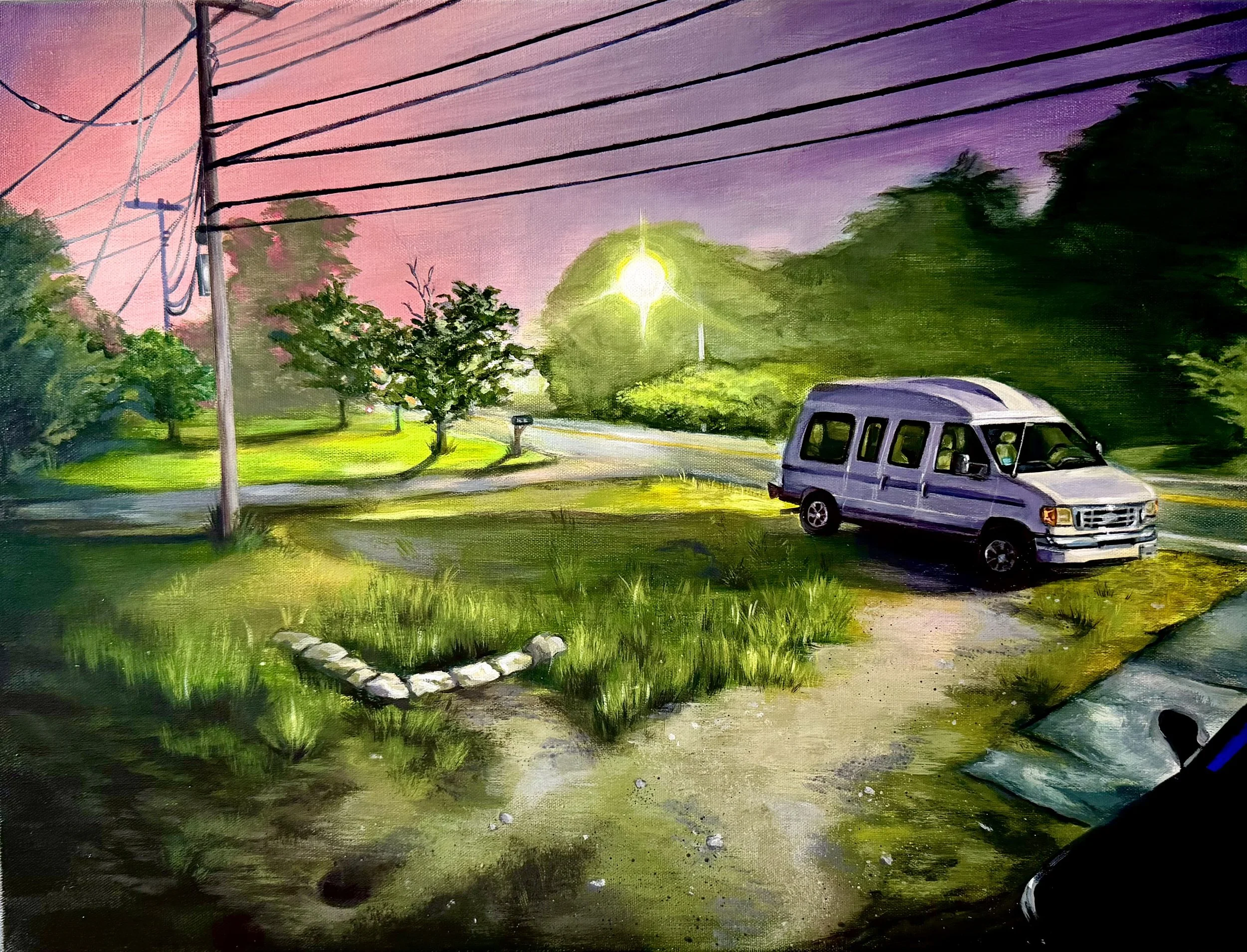 Untitled, Sydney Foster, 18" X 24", February 2026, Acrylic on Canvas