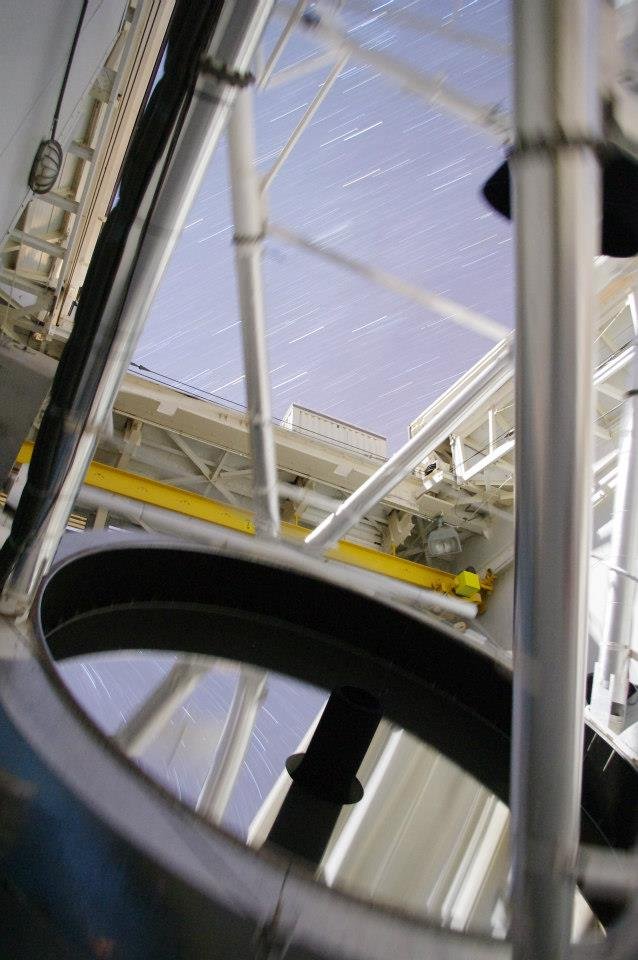 Star trails in the mirror of the MMT | Mt Hokpkins, AZ