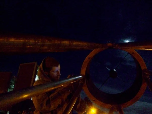 Me and a telescope