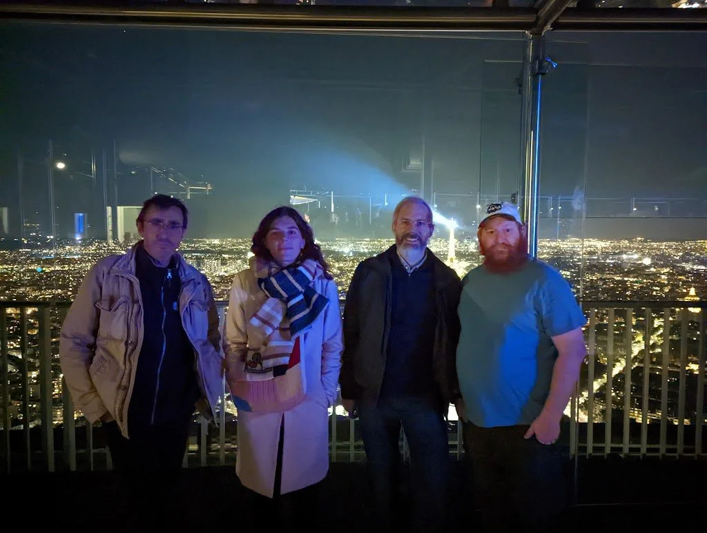 On top of Montparnasse with French colleagues | Paris, France