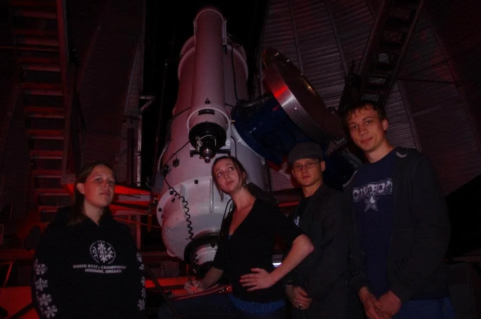 Students at the telescope on campus | Tucson, AZ