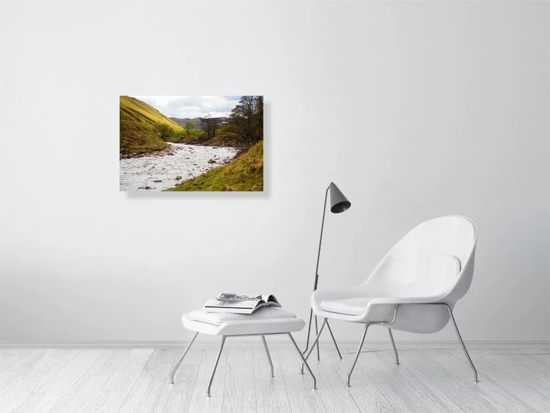 Sample print of a photograph of the River Tilt in Perthshire, Scotland.