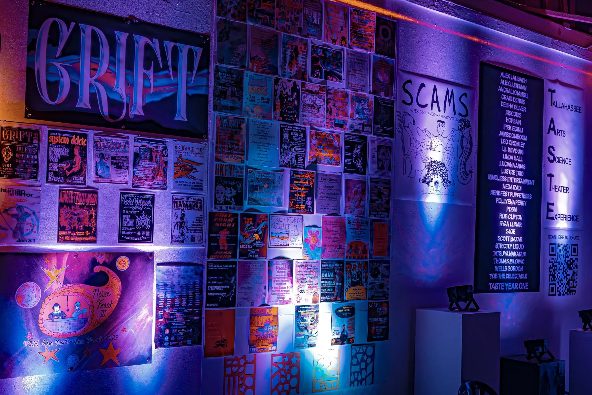 The Wall of SCAMStory at TASTE: Year One