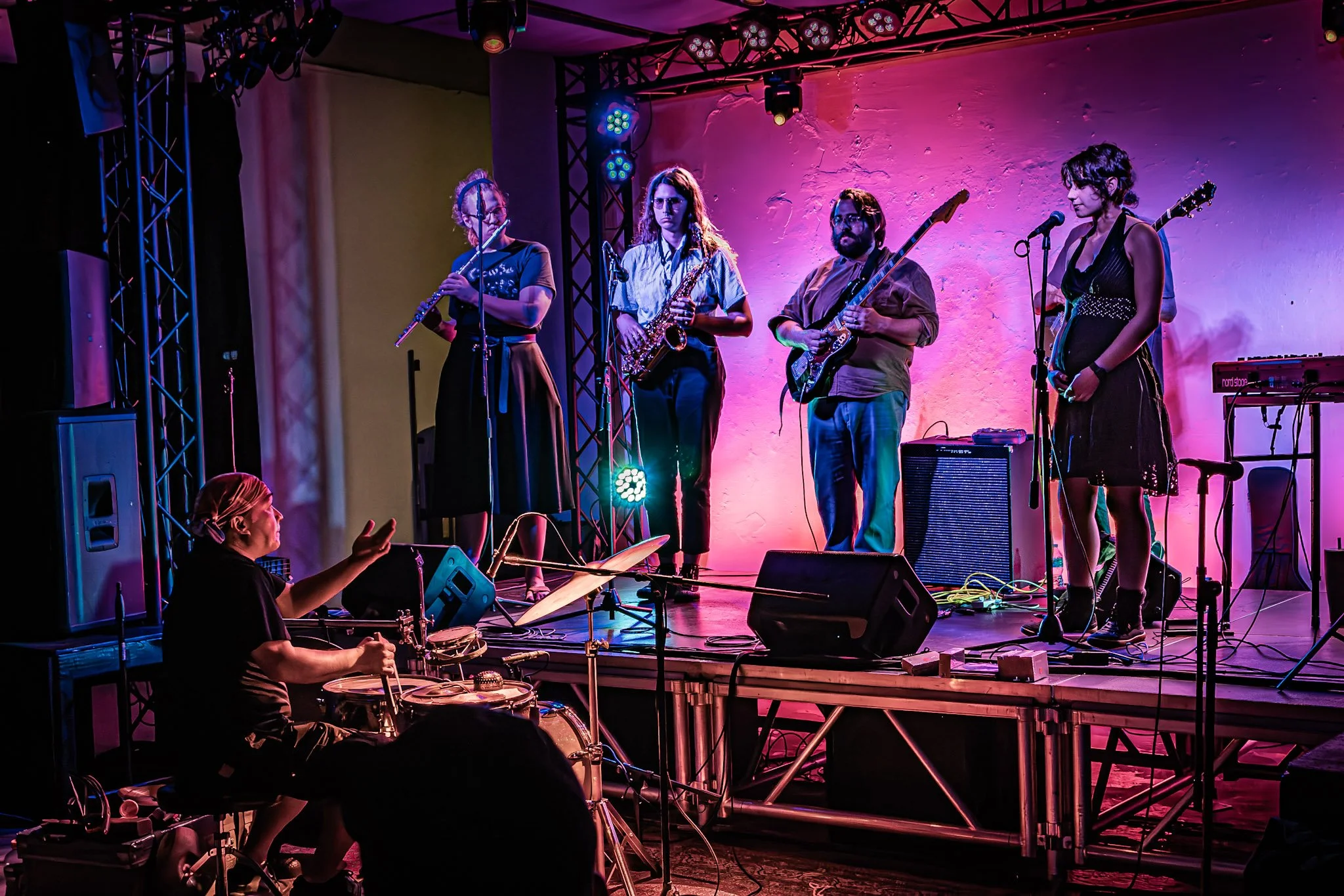 The Nakatani Ensemble performing at TASTE: Year One