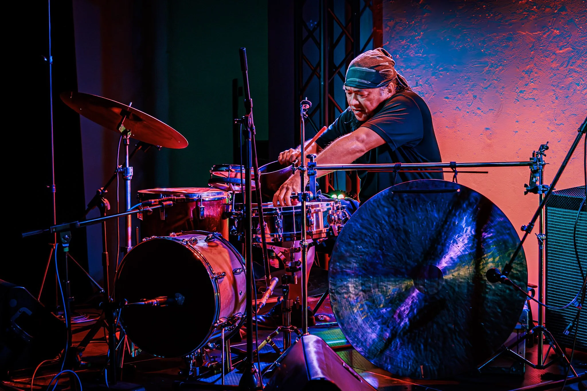 Tatsuya Nakatani performing at TASTE: Year One