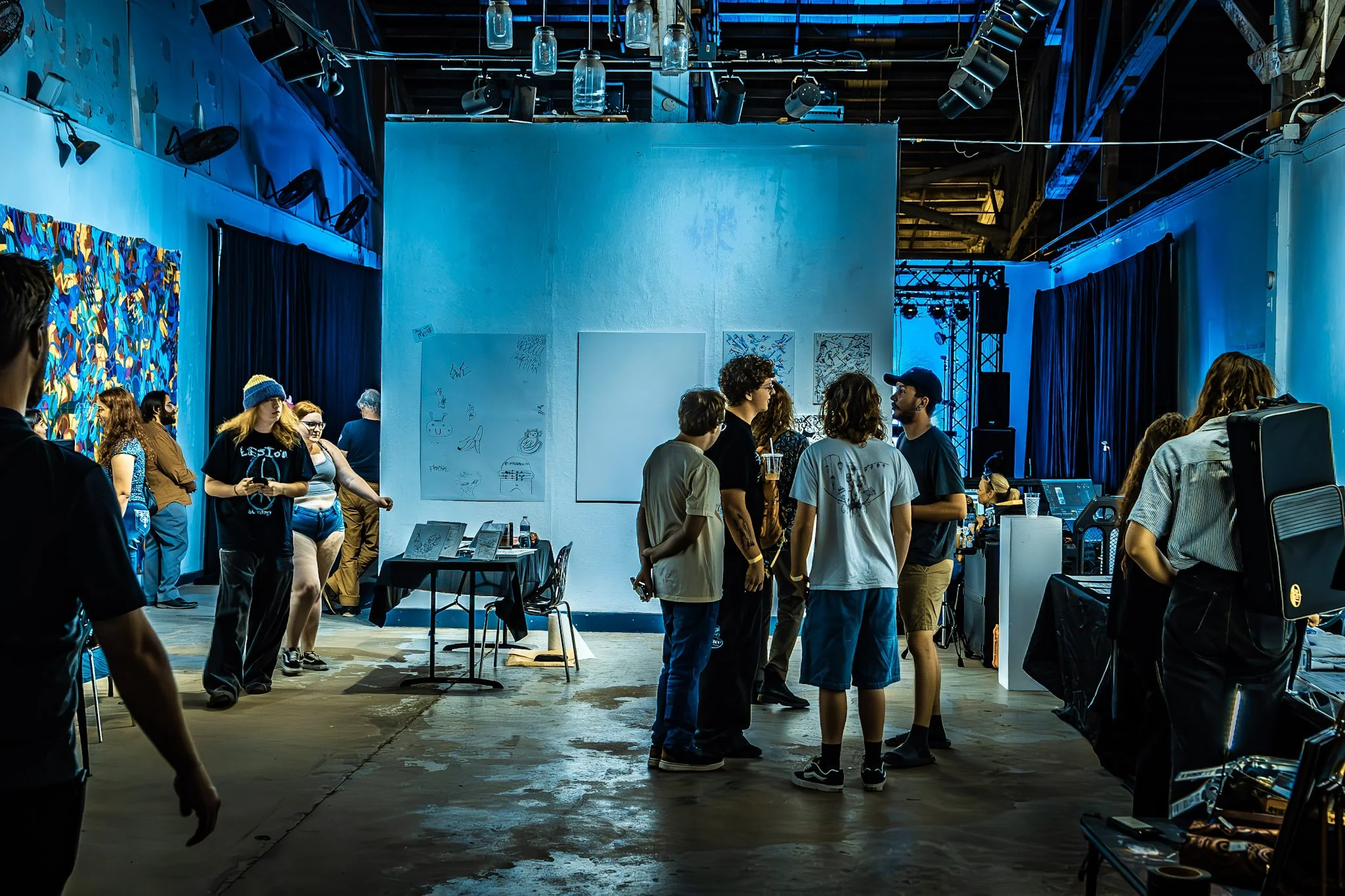 The lobby of 621 during TASTE: Year One