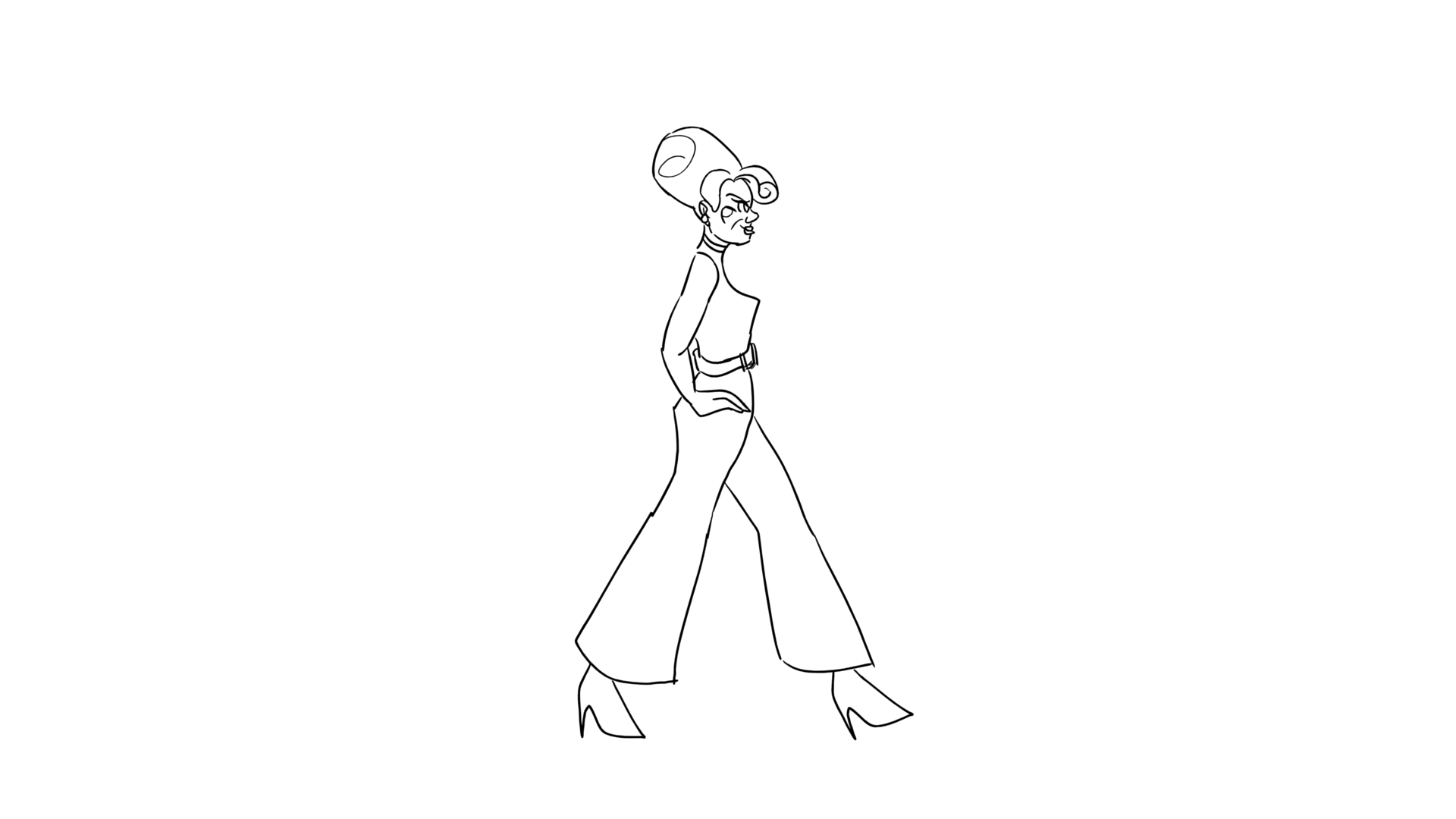 Posing and Animation Character Walk Test