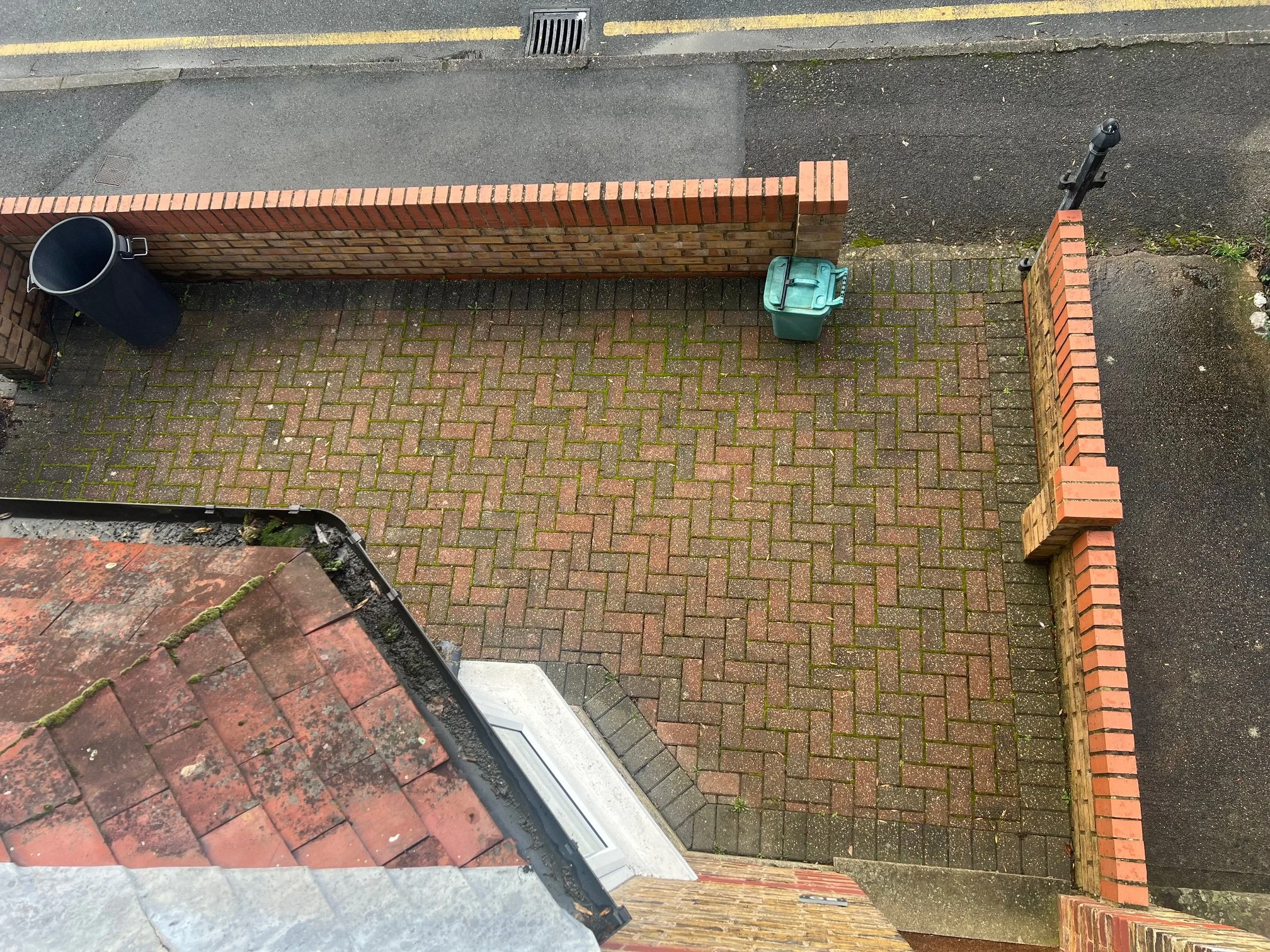 Power washing, patios, driveways, gardens.