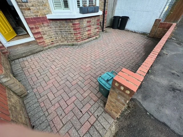 Power washing, patios, driveways, gardens.