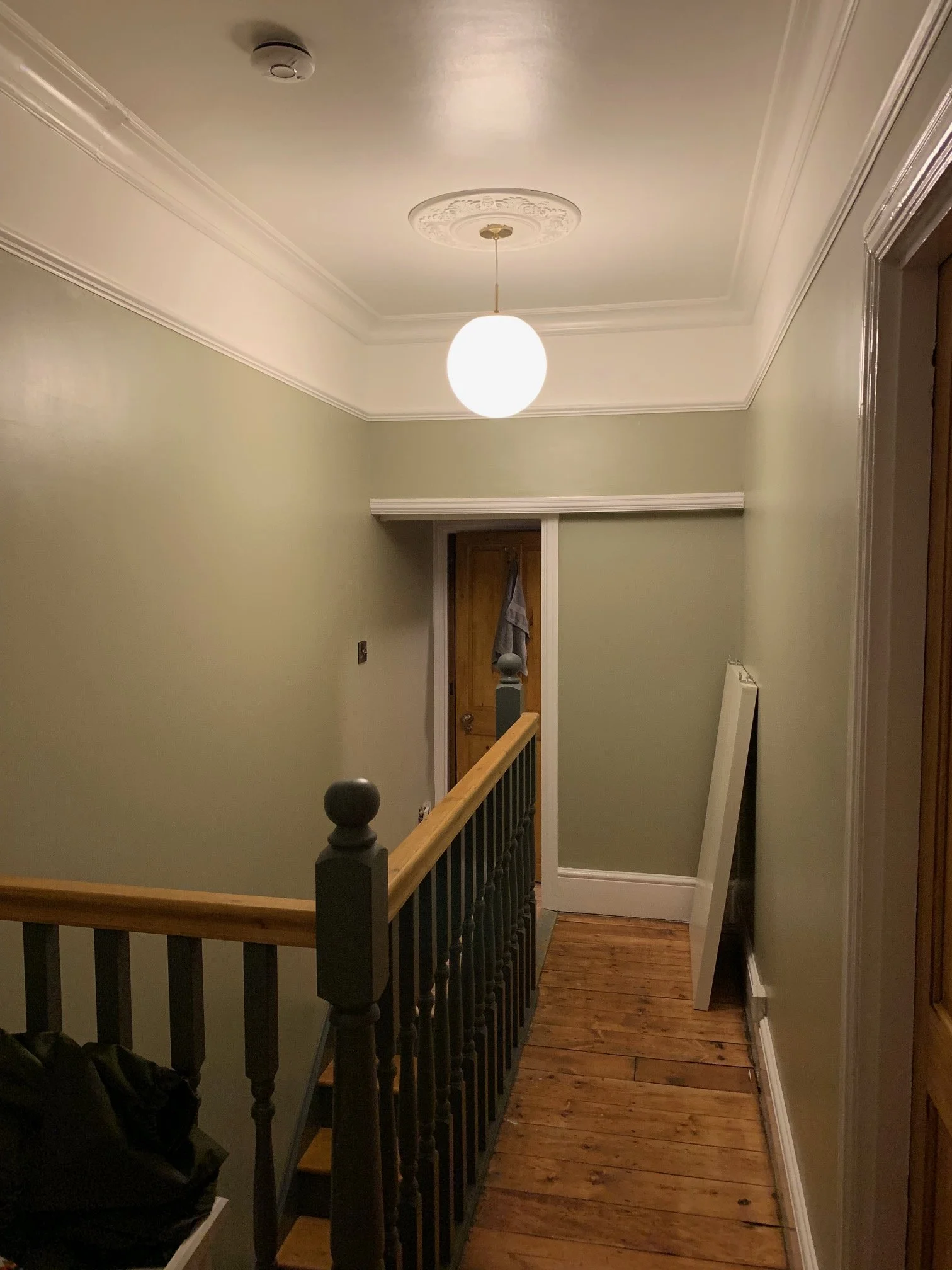 Light Electrical work. New lights installed, with traditional ceiling roses.