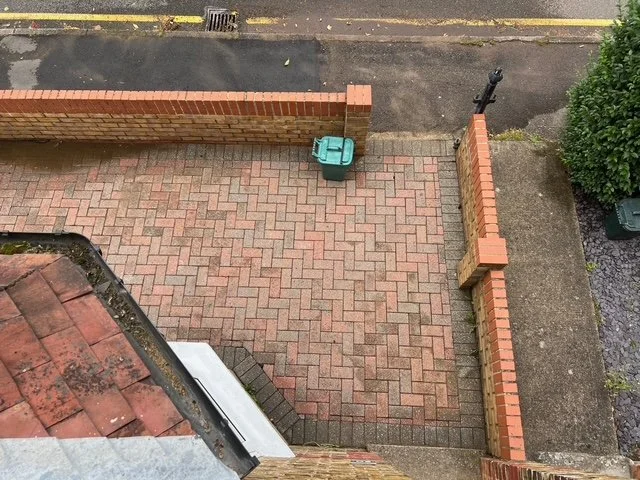 Power washing, patios, driveways, gardens.