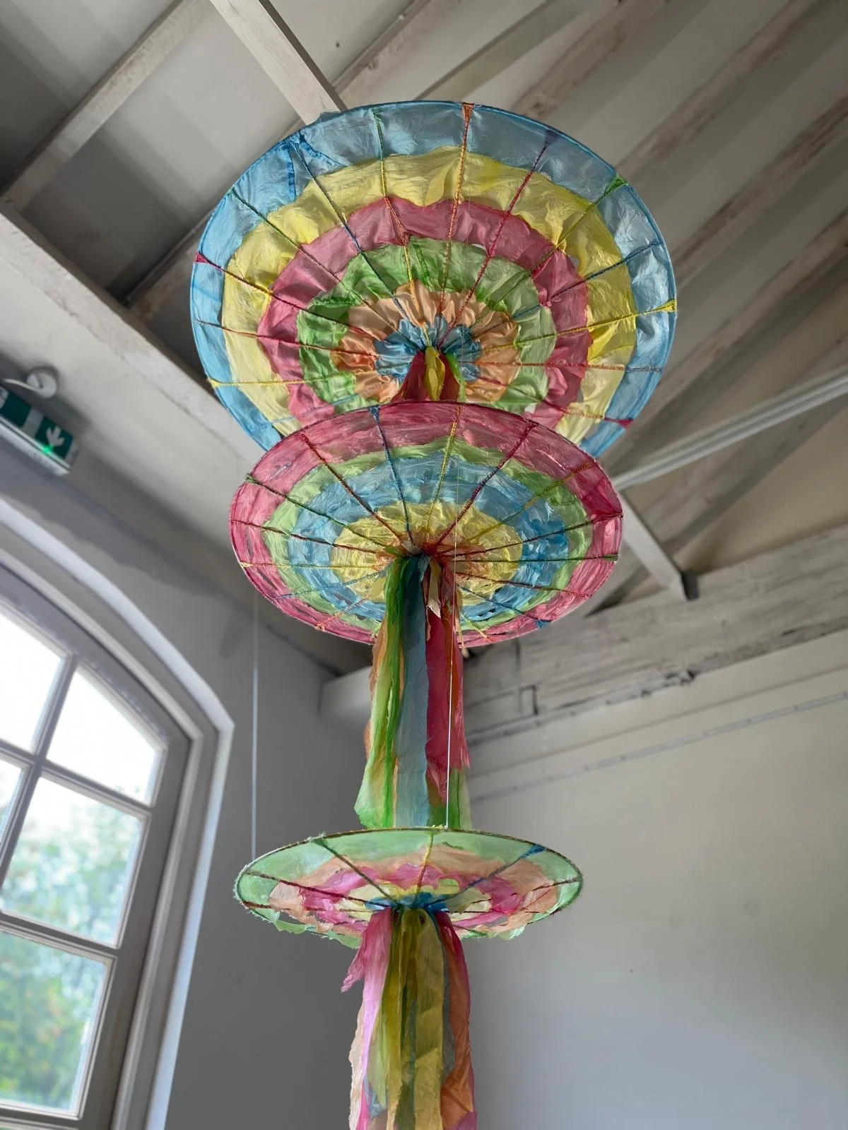 A textile sculpture of restoration and rebirth