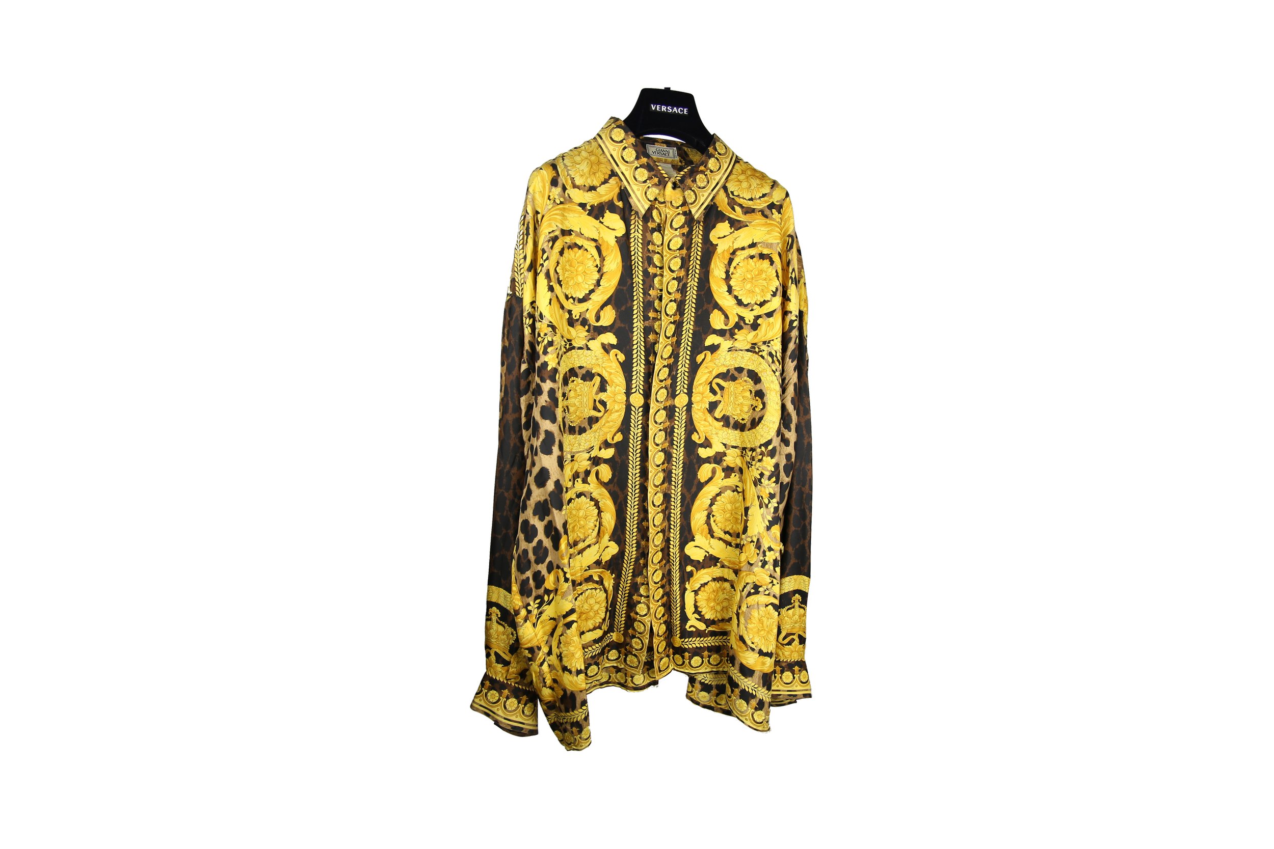 GIANNI VERSACE S/S 1992 WILD BAROQUE SILK SHIRT